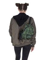 Small Weed Leaf Backpack