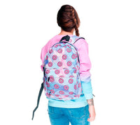 Donut Backpack - Pink and Blue Tie-dye
