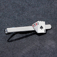 Poker Tie Clip - 4 Aces