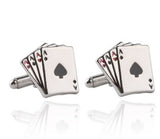 Poker Cuff Links - 4 Aces