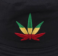 Rasta Weed Leaf Bucket Hat