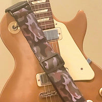 Woodland Camo Guitar Strap