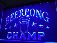 Beer Pong Champ LED Sign Drinking Game Light College - 1st Door Imports
