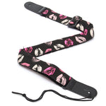 Kiss Lips Guitar Strap Girls Womens Punk Acoustic Electric Kids - 1st Door Imports
