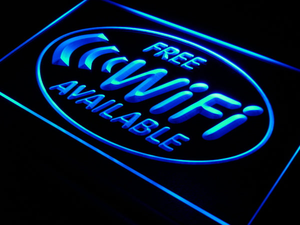 Free WiFi LED Sign Internet Access Cafe - 1st Door Imports