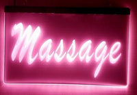 Pink Massage LED Sign