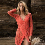 Floral Lace Swimsuit Cover Up Robe - 1st Door Imports