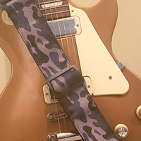 Navy Camo Guitar Strap
