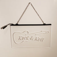 Rock and Roll LED Sign Studio Man Cave