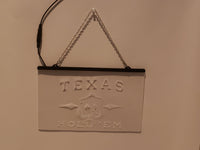Texas Hold 'Em LED Sign Poker Room Light