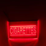 Cigarettes LED Sign Tobacco Shop Convenience Store Light