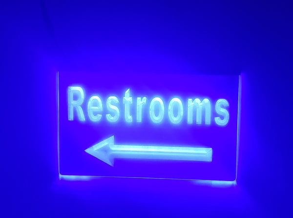 Restroom LED Sign