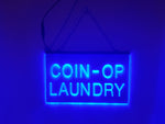 Coin Op Laundry LED Sign Light